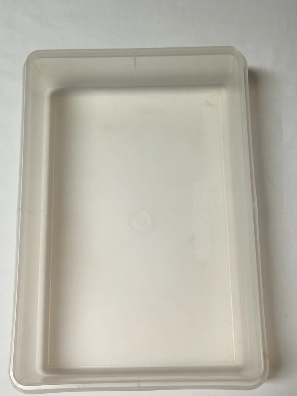 Tupperware Cream Tablet Storage Tray 290-9 Container Vintage With Lid